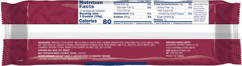 Voortman Bakery Sugar Free Oatmeal Cookies 8 OZ