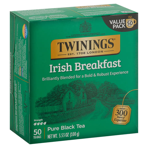 Twinings Irish Breakfast Black Tea 50 CT
