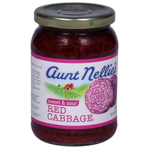 Aunt Nellie's Cabbage Red Sweet & Sour 16 OZ