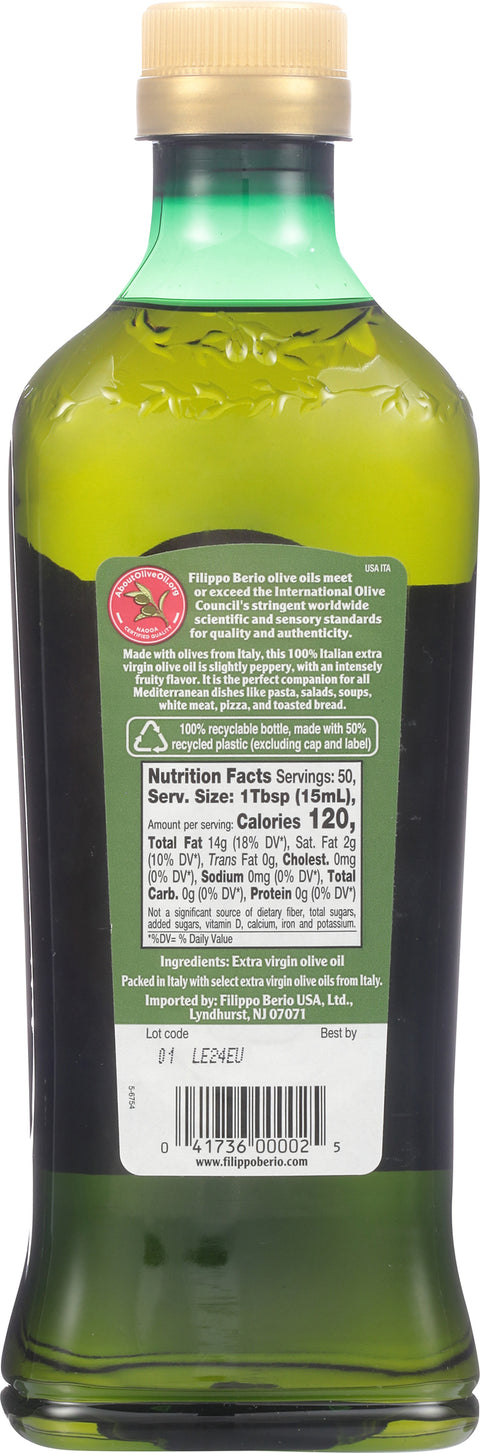 Filippo Berio Ev Olive Oil 25.3 FZ