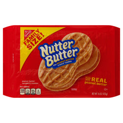 Nabisco Nutter Butter Sandwich Cookies - 16 OZ 12 Pack