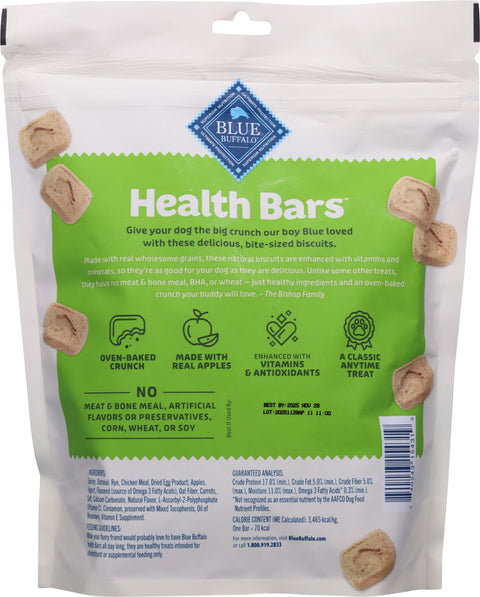Blue Buffalo Blue Health Bars Apples & Yogurt Mini Dog Biscuits 16 oz