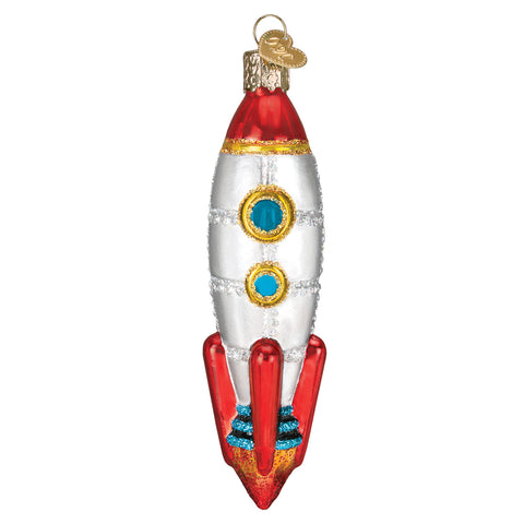 Toy Rocket Ship Ornament