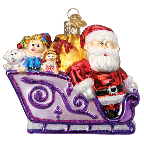 Santa And Friends Ornament