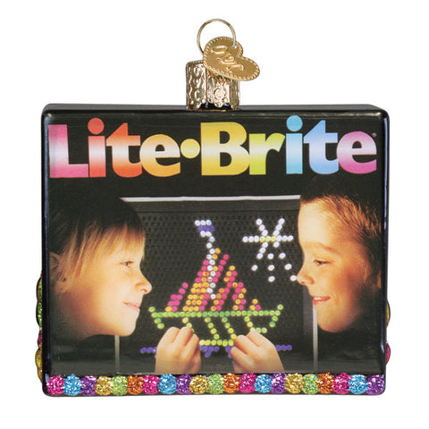 Lite Brite Box Ornament