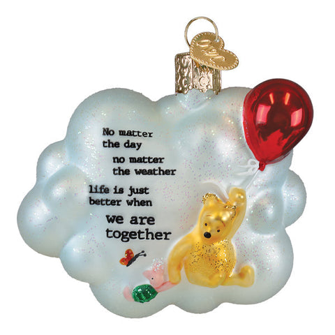 Winnie And Piglet Together Ornament