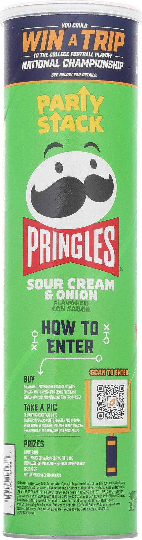 Pringles Sour Cream & Onion 7.1 OZ