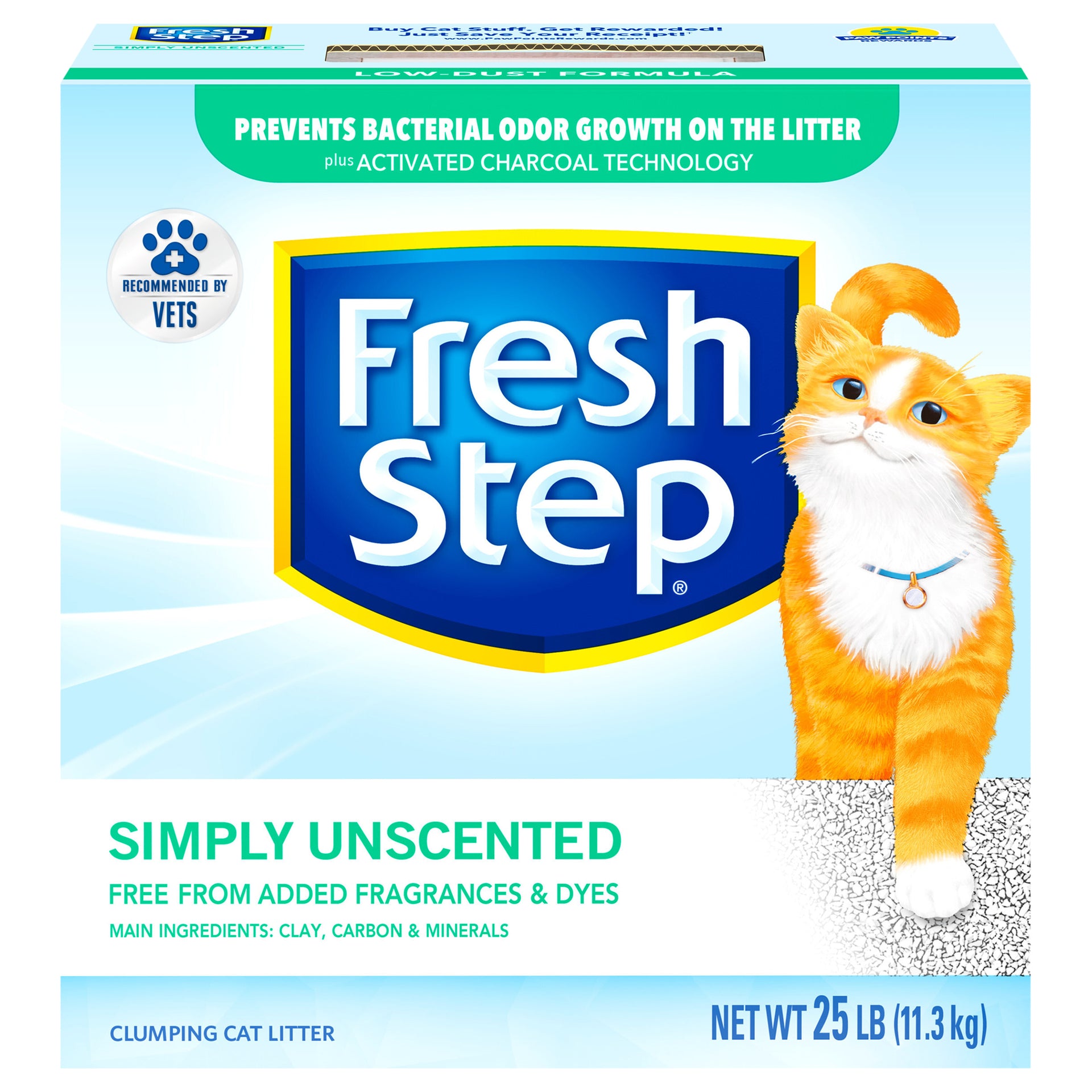 Fresh Step Multi-Cat Unscented Cat Litter LB Pack