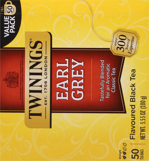 Twinings Earl Grey Black Tea 50 CT