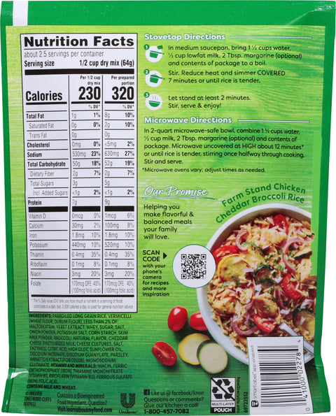 Knorr Rice & Sauce Broccoli & Cheese 5.7 OZ