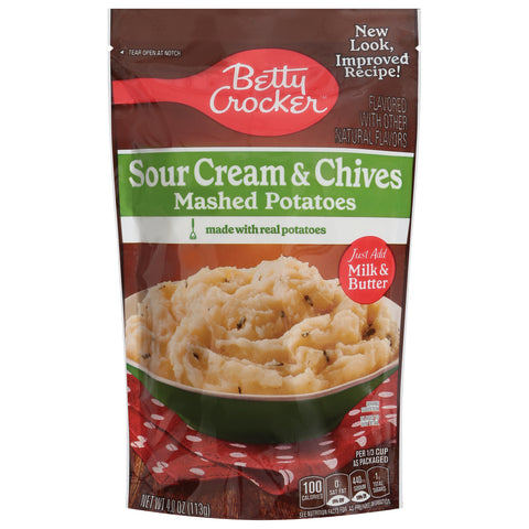 Betty Crocker Sour Cream & Chives Mashed Potatoes 4 OZ