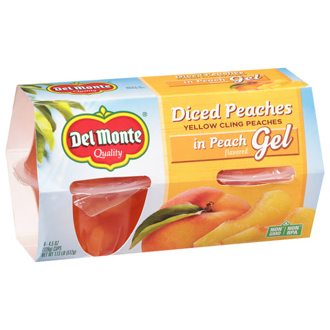 Del Monte Frt To Go Peach Gel 18 OZ