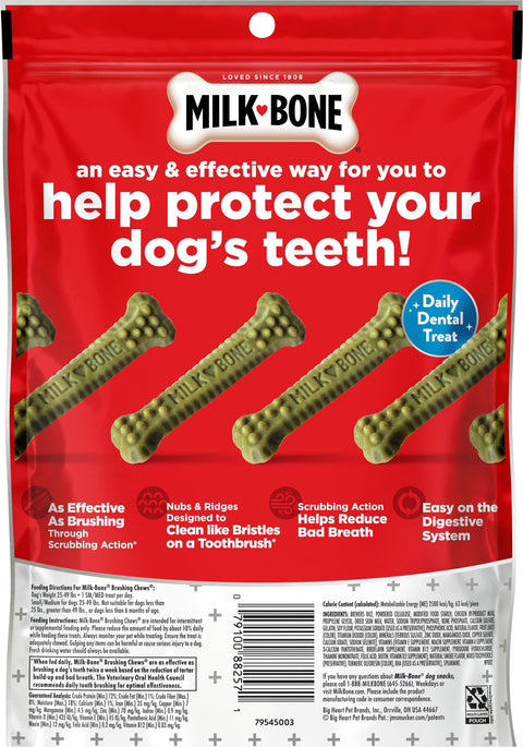 Milk-Bone Brushing Chews Daily Dental Treats 7.1 OZ