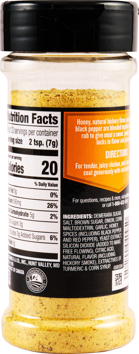 McCormick Grill Mates Honey Hickory Rub 5.75 OZ