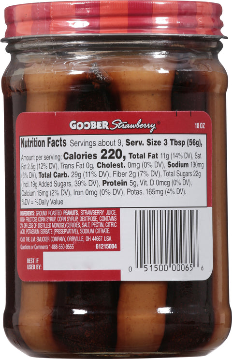 Smucker's Spread Goober Strawberry 18 OZ