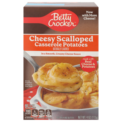 Betty Crocker Cheesy Scalloped Casserole Potatoes 4 oz - 12 Pack