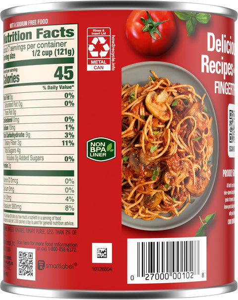 Hunt's No Salt Added Crushed Tomatoes 28 OZ