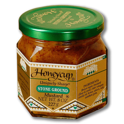 Honeycup Stoneground Honey Mustard - 8 OZ 6 Pack