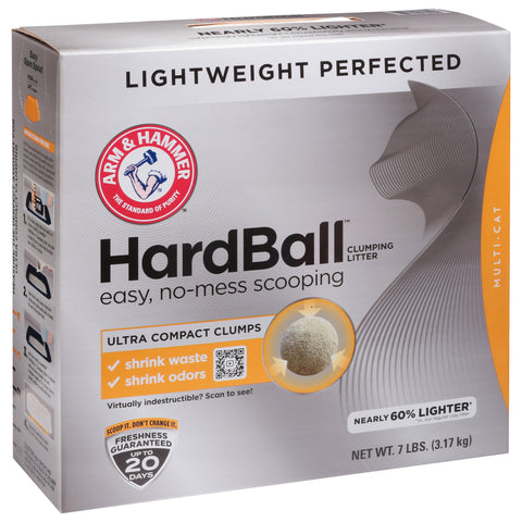 Arm & Hammer HardBall Multi-Cat Clumping Litter 7 lb