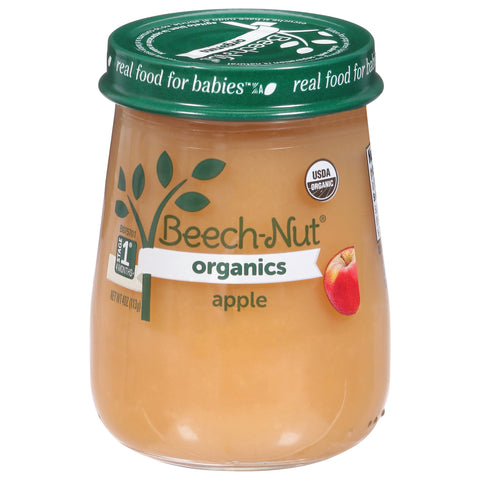 Beech-Nut Organics Stage 1 (4 Months+) Apple 4 oz - 10 Pack