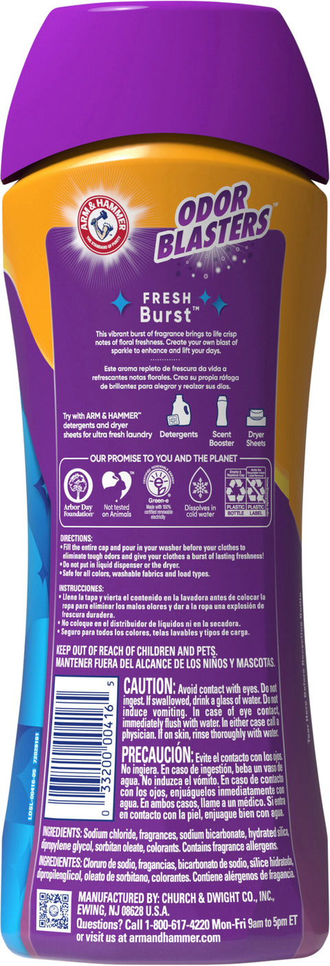 Arm & Hammer Clean Scentsations Scent Booster Fresh Burst 18 OZ