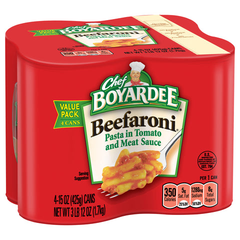 Chef Boyardee Beefaroni 60 OZ
