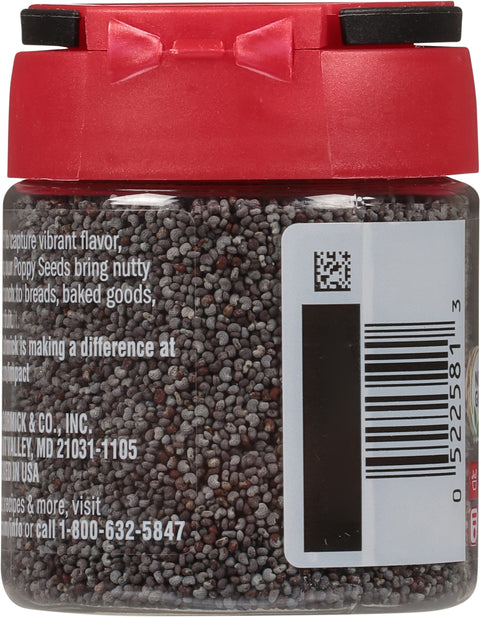 McCormick Seasoning Poppy Seed - 1.25 OZ 6 Pack