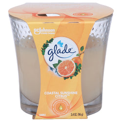 Glade Coastal Sunshine Citrus Candle - 3.4 OZ 6 Pack