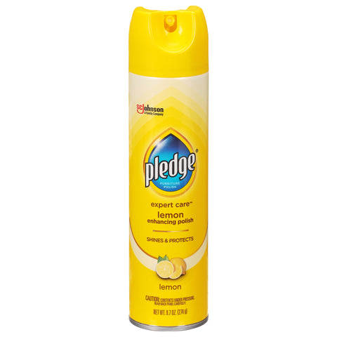 Pledge Enhancing Lemon Furniture Polish - 9.7 OZ 6 Pack