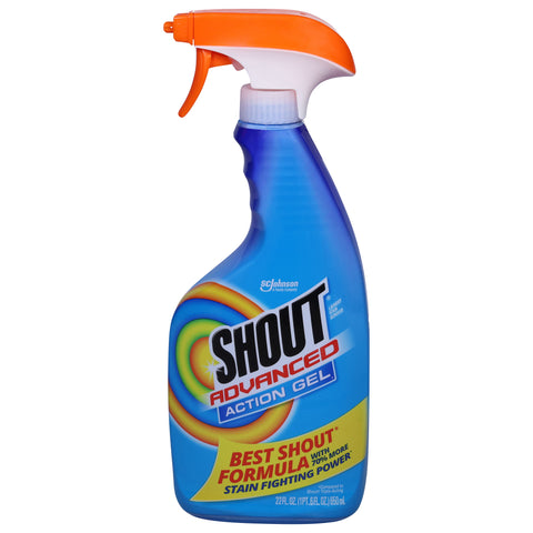 Shout Advanced Action Gel Laundry Stain Remover 22 oz - 22 FZ 8 Pack