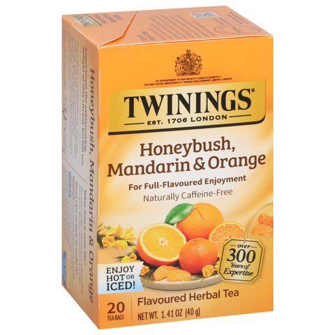 Twinings Honeybush, Mandarin & Orange Herbal Tea 20 CT