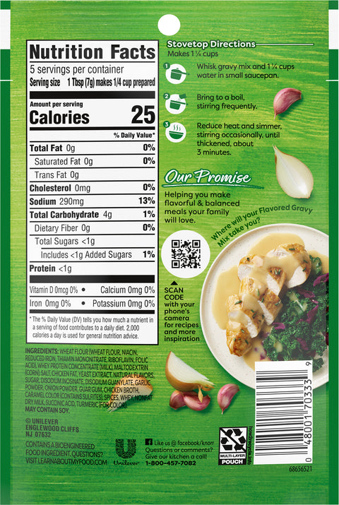 Knorr Roasted Chicken Gravy Mix 1.2 OZ