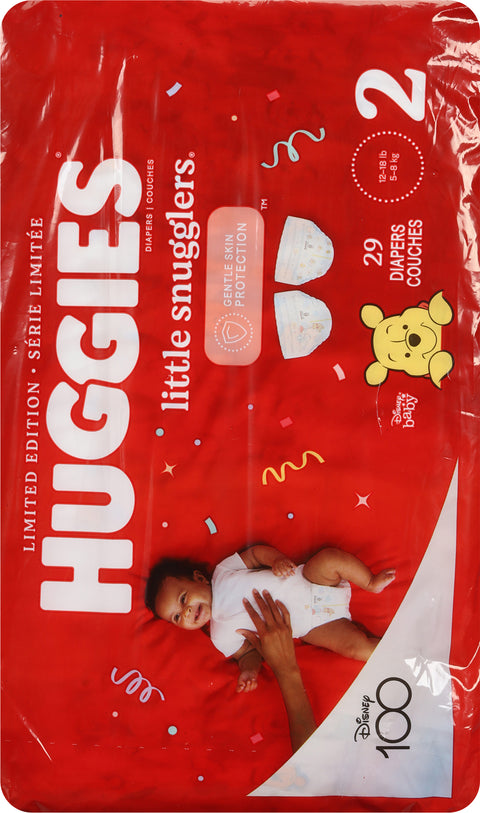 Huggies Little Snugglers Disney Baby Diapers 2 (12-18 lb) 29 ea