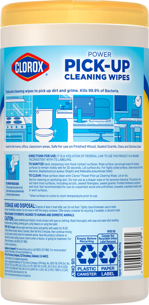 Clorox Lemon Multi-Purpose Paper Towel Wipes 75 CT