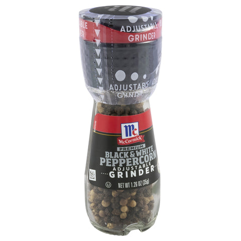 McCormick Black & White Peppercorn Grinder - 1.26 OZ 6 Pack