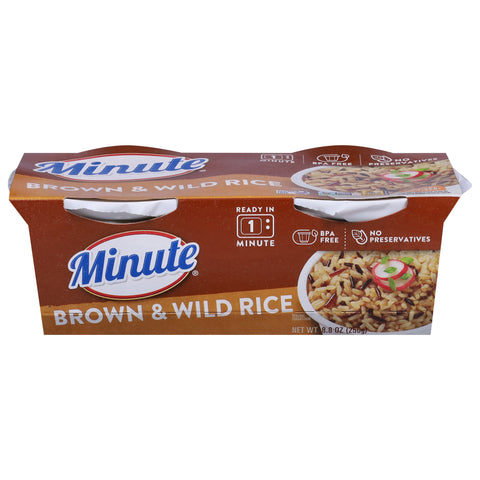 Minute Brown & Wild Rice 8.8 oz - 8 Pack