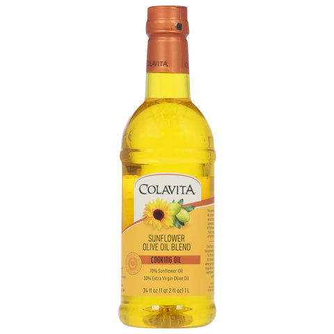 Colavita Sunflower Olive Oil Blend Cooking Oil 34 fl oz - 6 Pack