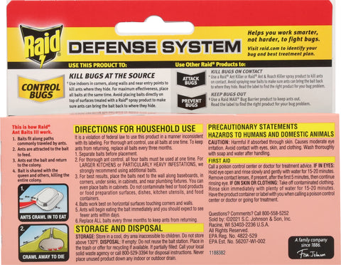 Raid Ant Bait Red Box 4 CT