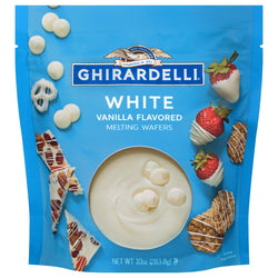 Ghiradelli White Vanilla Melting Wafers  - 10 OZ 6 Pack