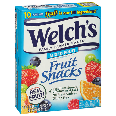 WelchÃ¢â‚¬â„¢s Mixed Fruit Snacks 8 OZ