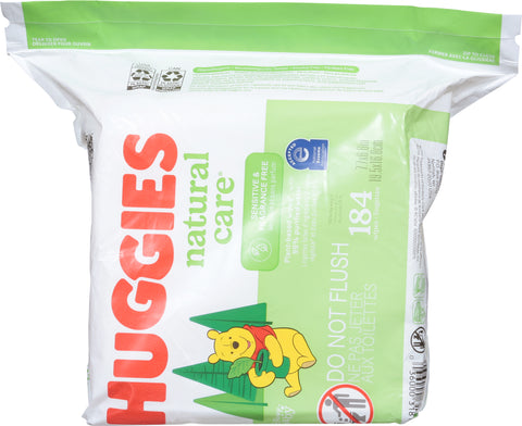Huggies Baby Wipes Natural Care Fragrance Free 184 CT