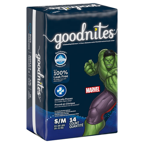 Huggies Goodnites S/M Marvel 14 CT