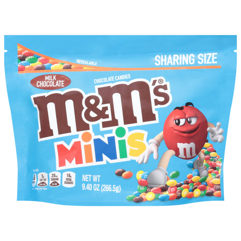 M&M's Minis Milk Chocolate Chocolate Candies Sharing Size. 9.40 oz - 8 Pack