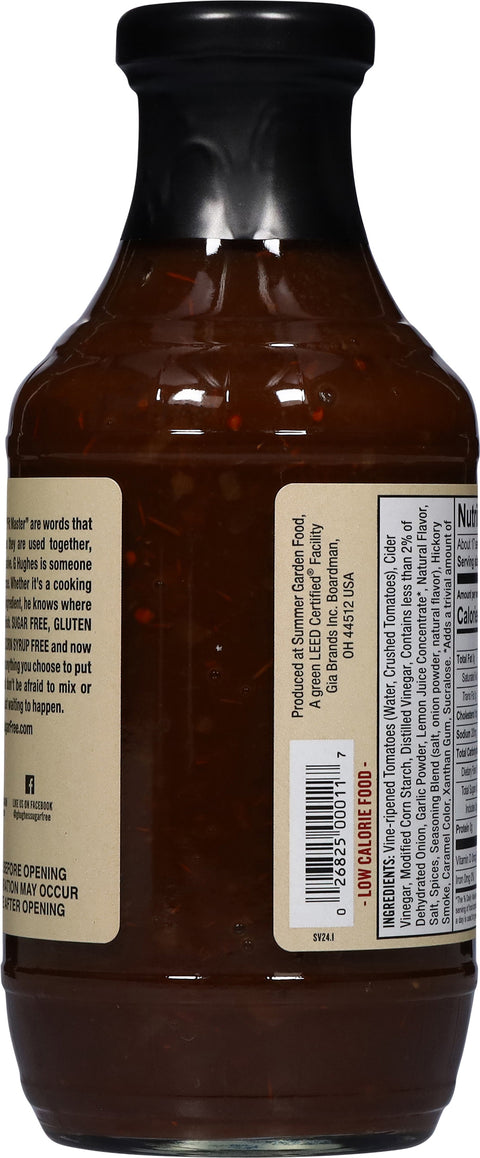 G Hughes Sugar Free Hickory BBQ Sauce 18 OZ
