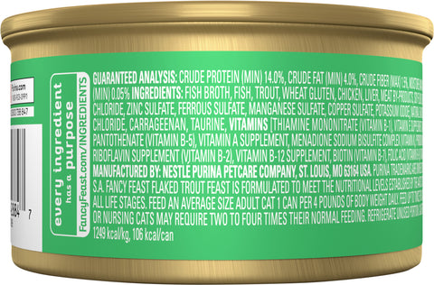 Fancy Feast Flaked Trout Feast 3 OZ