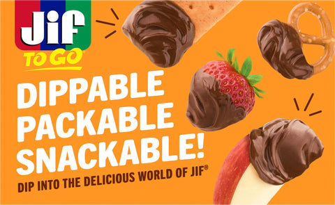 Jif To Go Peanut Butter & Chocolate Flavored Spread, 8 Cups, 1.1 Oz. Each