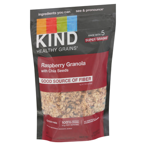Kind Healthy Grains Raspberry Clusters With Chia Seeds 11 OZ