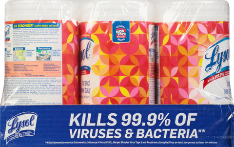 Lysol Disinfecting Wipes Mango & Hibiscus 80 CT