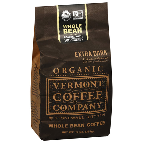 Vermont Coffe Company Organic Extra Dark Whole Bean Coffee 14 OZ