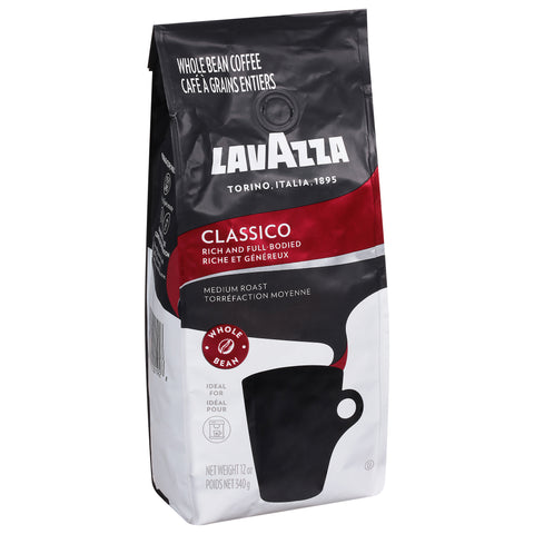 Lavazza Classico Whole Bean Coffee 12 OZ